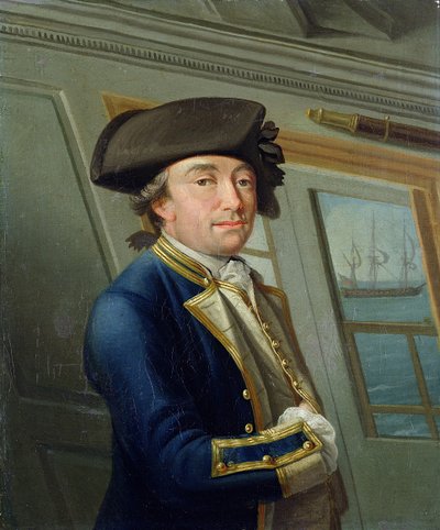 Portret van Kapitein William Locker (1731-1800) 1769 door Dominic Serres